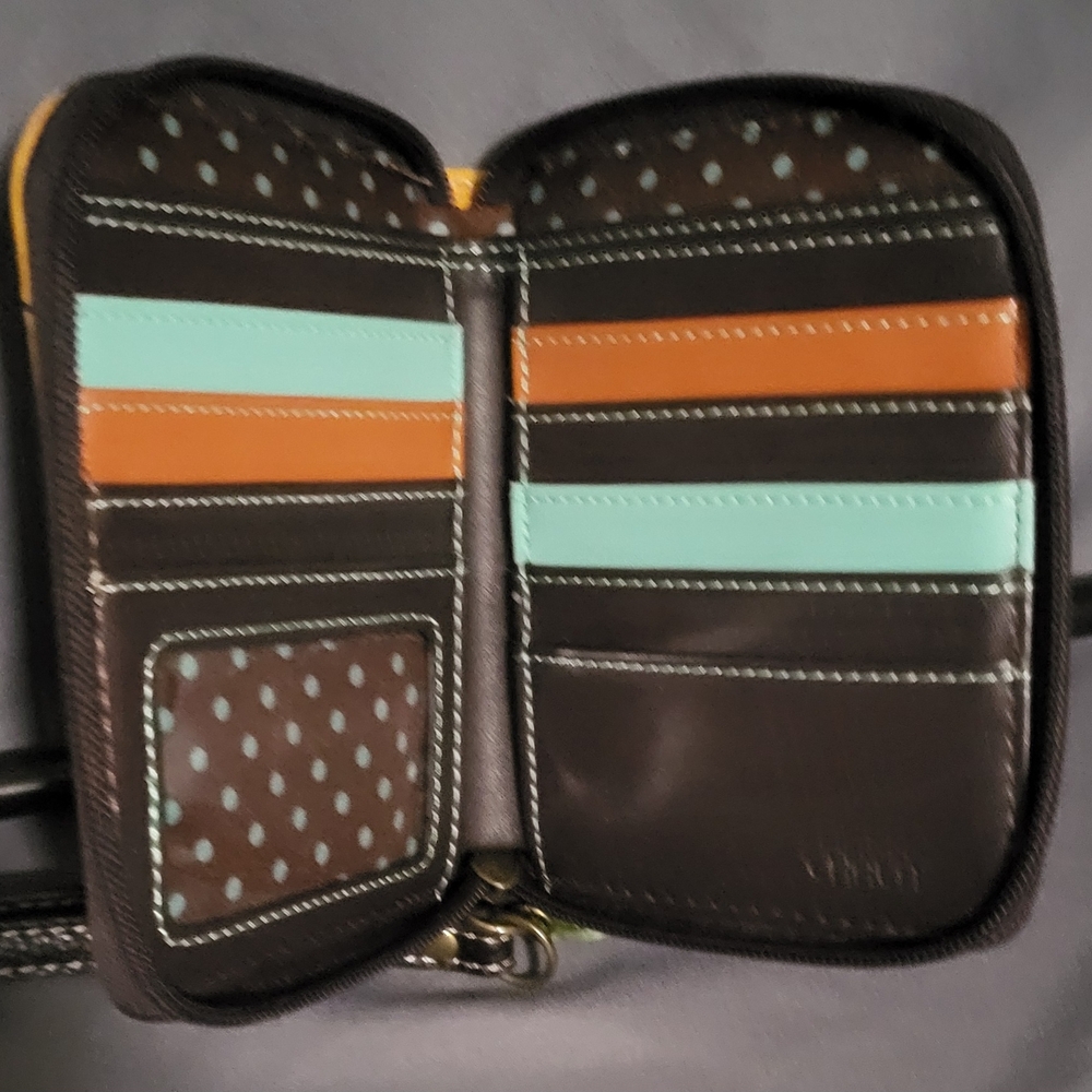 Charming Yellow and Gray Sloth Wallet - Picture 4 of 4